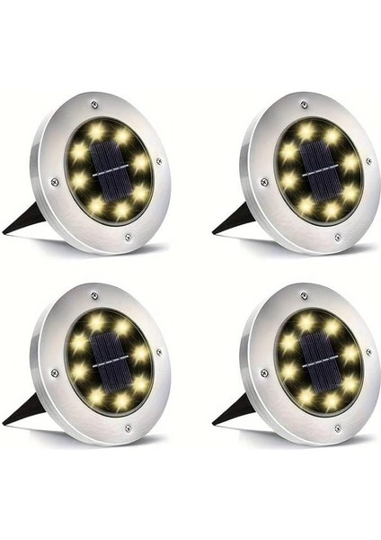 Solar Panelli Kazıklı Bahçe Aydınlatması