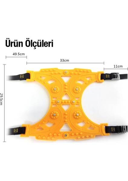 Arabalar Için Patinaj Önleyici Kar Zinciri Anti Patinaj Zinciri Don Buzlanma Için Çekiş Güçlendirici