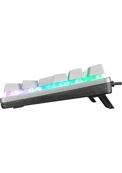 Snug K14 Beyaz/gri Blue Swıtch Rainbow Tkl Mekanik Gaming Oyuncu Klavye fırsatları