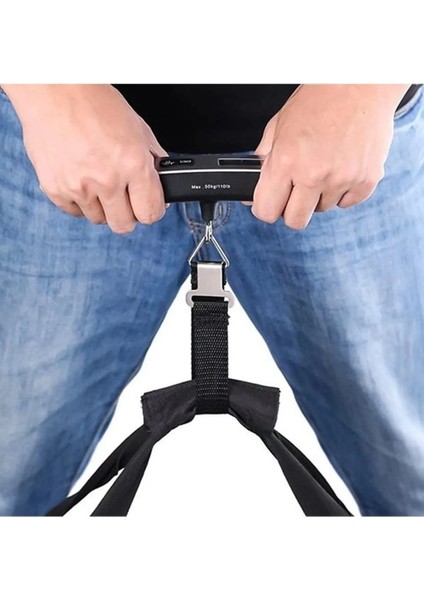Dijital Işıklı Elektronik Askılı El Bagaj Tartısı 50KG Seyahat Çantası Ergonomik Tasarım indirimleri