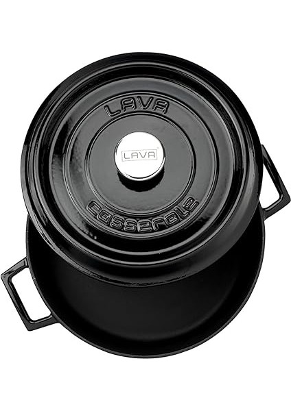 Döküm Çok Amaçlı Yayvan Tencere Çap(Ø) 28 cm - Trendy Siyah fiyatları