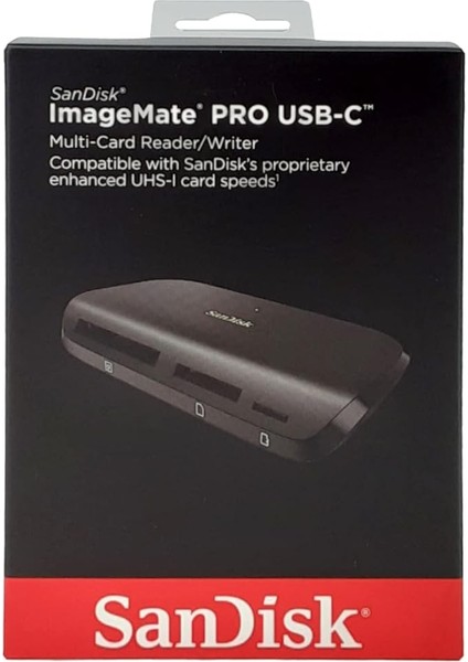 Imagemate Pro Usb-C Multi-Card Kart Okuyucu SDDR-A631-GNGNN, Siyah