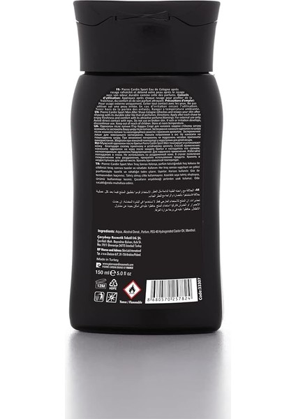 Cardin After Shave Cologne - Sport Tıraş Sonrası Kolonya (150) indirimleri