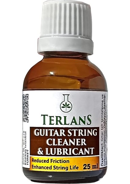 Gitar Teli Temizleyici Koruyucu Yağlayıcı 25 ml + Mikrofiber Bez Guitar String Lubricant