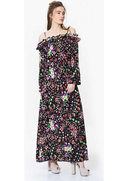 Çiçek Desenli Etek Standart Renk Y9915005_089 fırsatları