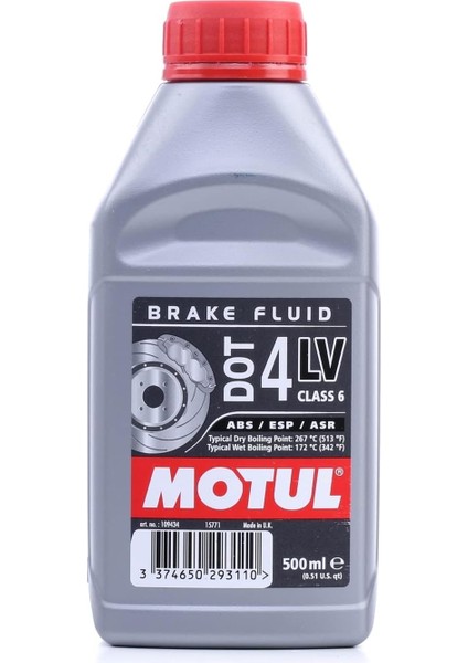 Dot 4 Lv 0,5 Lt Fren Hidrolik Sıvısı