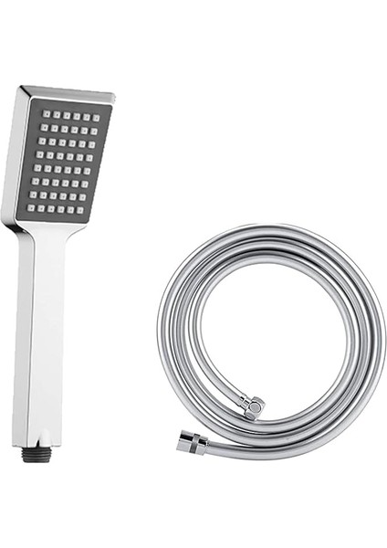 Banyo Arya El Duş Başlığı+Vera Banyo Duş Hortumu Pvc Kopmaz