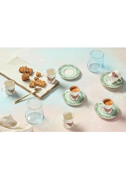 Mirroring 6 Kişilik Kahve Takımı 85CC