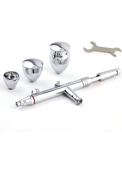 Airbrush Tabancası FE-183 ile 0,50 mm Yerçekimi Çift Eylem Airbrush Set Airbrush Tabanca Makyaj Boyama Tırnak Sanatı Dövme Iğne Ile, Plastik Damlalık Anahtarı…
