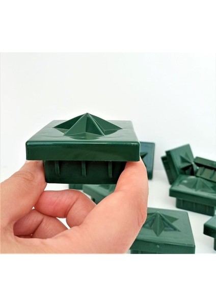 Kutu Profil Kapağı 15 Adet 50X50 Kutu Profil Kapak Kare Profil Tapası Plastik Tapa Panel Çit fiyatları