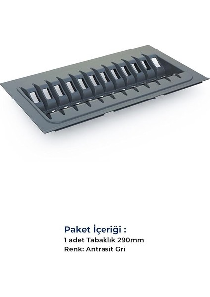 Çekmece Içi Tabaklık ve Kaselik Düzenleyici (Yandan 3cm, Boydan 6cm Kesilebilir) 44X48 cm indirimleri