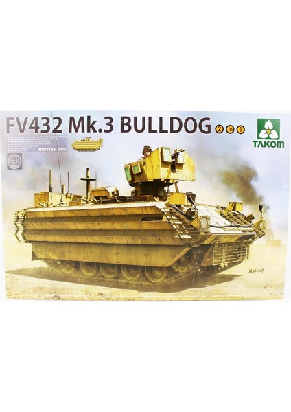 2067 1/35 Ölçek, Ingiliz Apc FV432 Mk.3 Bulldog Tankı, (2 In 1), Plastik Model Kiti