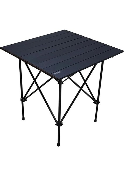 Katlanır Alüminyum Boyalı Kamp Masası 67X62X65 cm