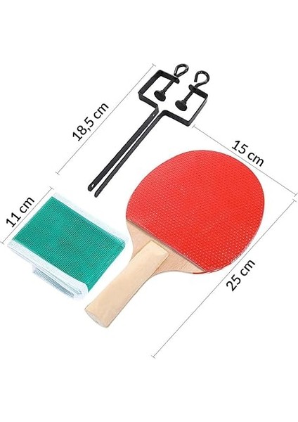 Masa Tenisi Raketi Seti 7 Parça Tenis Topu Fileli Set 7 Parça Başlangıç Seti fiyatları