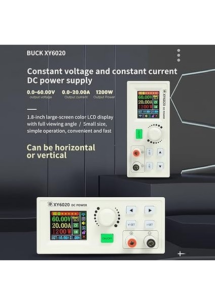 XY6020-W Sayısal Kontrol Ayarlanabilir Dc-Dc Voltaj Düşürme Güç Kaynağı Modülü Sabit Voltaj ve Sabit Akım Buck Dönüştürücü Volt 20A 1200W fırsatları