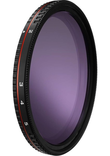 77MM Dişli Sert Durdurma Değişken Nd Filtresi Standart Gün 2 Ila 5 Durdurma