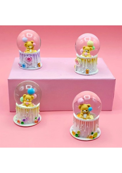 Sevimli Küçük Boy Ayıcık Kar Küresi 1 Adet