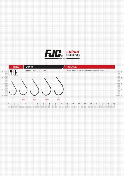 4867 Fukase No:1 Black Nıkel 13 P. Olta Iğnesi modelleri