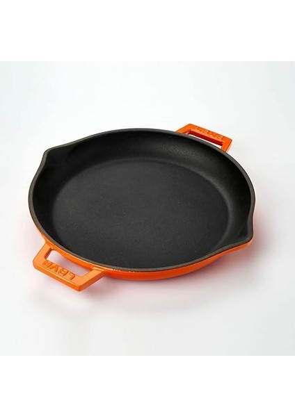 Metal Döküm Yuvarlak Kızartma Tavası, Metal Kulplu, 30CM fiyatları