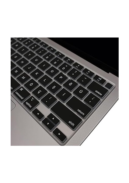 Macbook Air M1 13INÇ Klavye Koruyucu Touchıd'li (Us To Tr) A2179 A2337 ile Uyumlu Siyah fırsatları