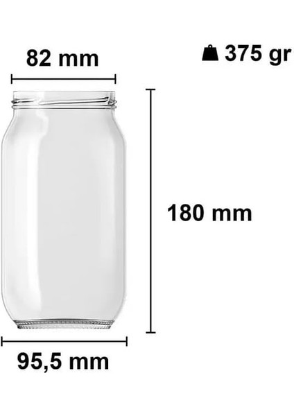 Adet 1000 ml Metal Beyaz Konserve Kapaklı Şeffaf Paşabahçe Menemen Turşuluk Cam Kavanoz indirimleri