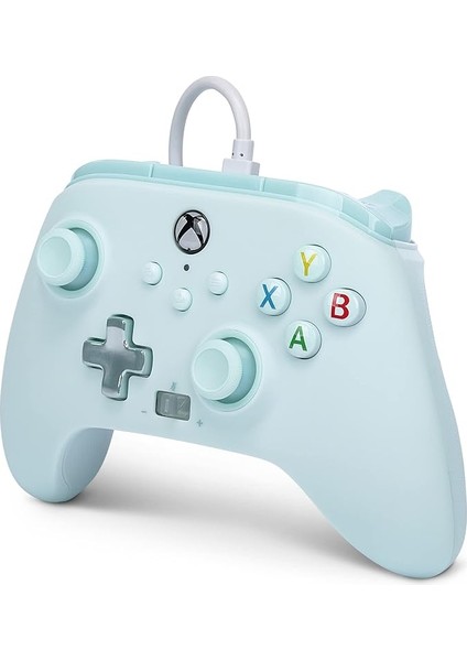Xbox Serisi X|s Için Powera Gelişmiş Kablolu Oyun Kumandası - Pamuk Şeker Mavisi indirimleri