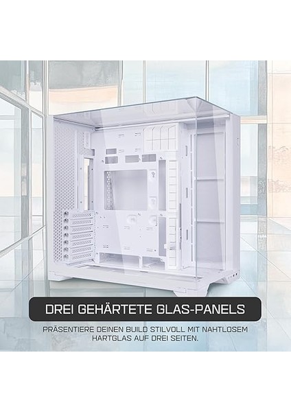 Li O11 Vision Compact Atx Mid-Tower Oyun Pc Kasası - Alüminyum ve Temperli Cam Beyaz Pc Kasası modelleri