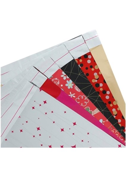 Hediye Poşeti 30X35 100 Adet Kendinden Bantlı Metalize Hediye Paketi Poşeti