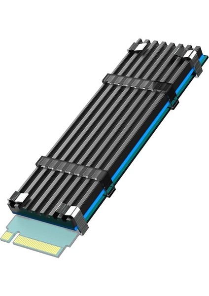 2280 M.2 SSD Için M.2 Soğutucu, Pc/ps5/ps5 Slim Için Uygun, 22X70X3MM Alüminyum Gövde, Termal Ped Dahil