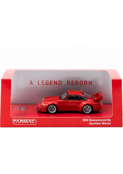 Works 1/64 993 Remastered By Gunther Werks Red - ROAD64 T64R-TL054-RE