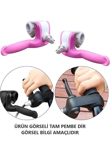 Bisiklet Siyah Fren Kolu Sağ Sol Takım Bmx Çocuk Bisikleti 2 Parmak fiyatları