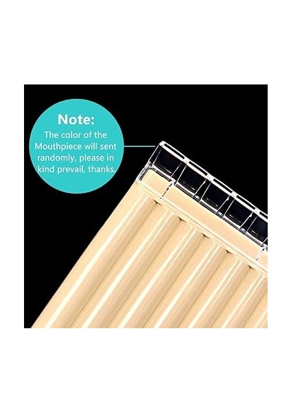 Yeni Başlayanlar Için Ağızlık ile 18 Boru Pan Flüt Panpipes C Anahtar Pan Borular fırsatları