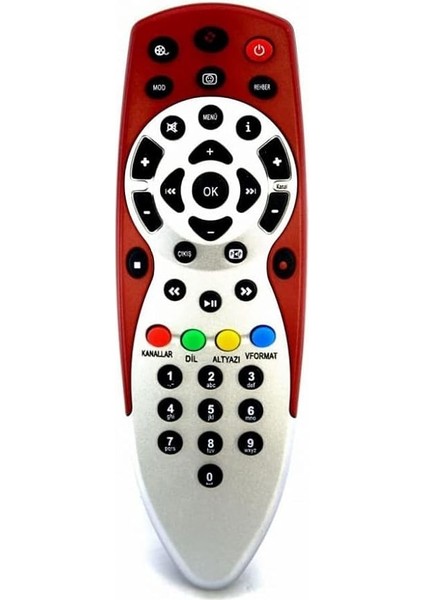 Digiturk Hd Plus Uydu Kumandası KR0084 RT-0084 Dıgıturk Kırmızı Kumanda fiyatları