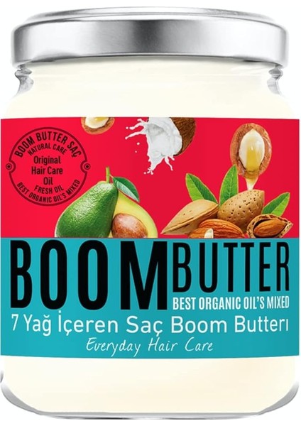 Scıence Boom Butter 7 Yağ Içeren Besleyici ve Nemlendirici Saç Bakım Yağı 190 ml