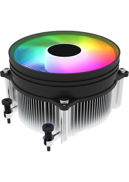 Mystic Argb Am4/am5 Için Düşük Profilli Cpu Soğutucu, 95 W Tdp, 95 mm Argb Fan, 13,5 W/m-K Termal Bileşik, Bakır Ekleme Tabanı, 3 Pin/4 Pin Fan Konnektörü
