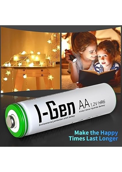 G827 8'li Pil Şarj Aleti + 8 Adet Aa 2700 Mah Şarj Edilebilir Aa Şarjlı Kalem Pilli Set 1.2V Ni-Mh indirimleri