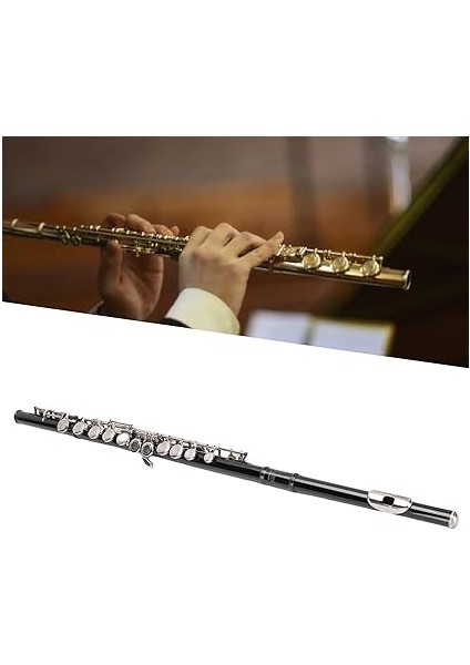 Flüt, 16 Tuşlar Yeni Başlayanlar Için Öğrenciler Için Yetişkinler Için Açık Delik Flüt, Taşıma Çantası ve Temizlik Kiti ile Profesyonel Flüt Alet Kiti, Yeni Başlayanlar Için fiyatları