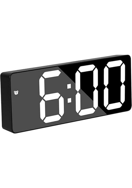 Çalar Saat, LED Ekran, Dijital Ayna, Pilli, Çift Amaçlı, Erteleme, Gece Modası, Yatak Odası ve Ofis Için Uygun (Beyaz), Universel, SFM550