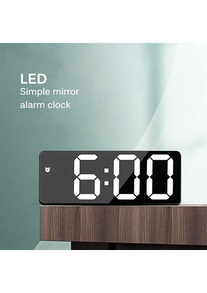 Çalar Saat, LED Ekran, Dijital Ayna, Pilli, Çift Amaçlı, Erteleme, Gece Modası, Yatak Odası ve Ofis Için Uygun (Beyaz), Universel, SFM550 fiyatları