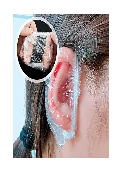 Su Toz Geçirmez Duş Kuaför Vb. Işler Için Kulak Koruyucu Lastikli Ayarlanabilir Kulak Bonesi modelleri