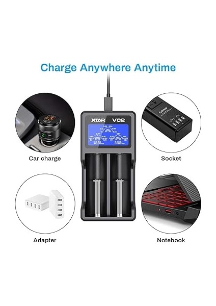 Vc2 LCD Ekranlı Şarj Cihazı fırsatları