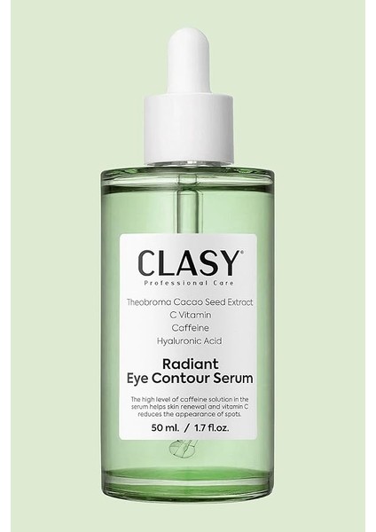 Radiant Göz Çevresi Serumu – Kafein Göz Serumu – Hyaluronik Asit ve C Vitamini ile Göz Altı Morlukları, Şişlik ve Ince Çizgilere Karşı Etkili – Tüm Cilt Tipleri Için, 50 ml fiyatları