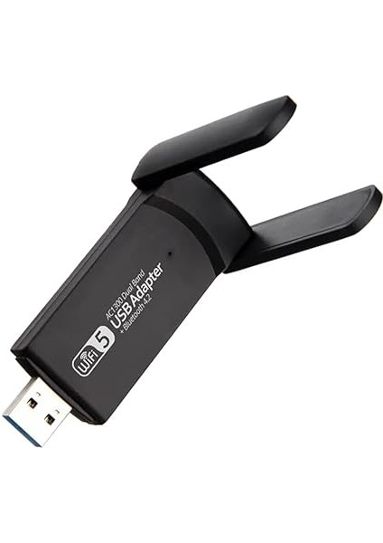 Wireless Adaptör Wifi Ağ Kartı Masaüstü Bilgisayar Pc ile Uyumlu 2,4g 5g Destekler 1300MBPS USB 3.0 Dual Band USB Adapter 2,4GHZ-5,82GHZ AC1300 modelleri