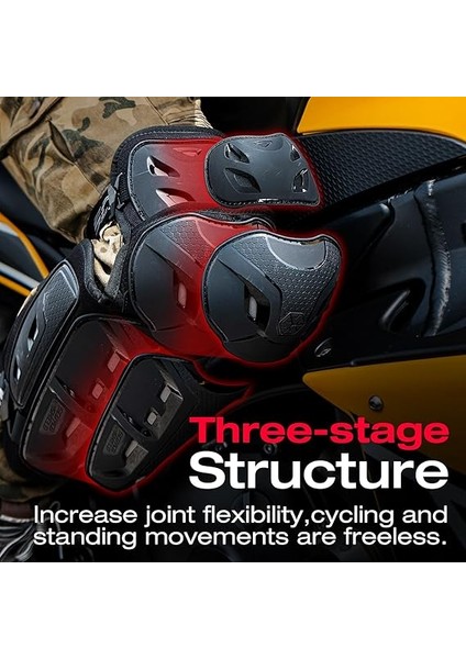 Motosiklet Diz Shin Guard Pedleri Erkekler Için Kaymaz 2 In 1 Koruyucu Ayarlanabilir Motokros Diz Koruma Zırh Yarış Koruyucu Donanım fırsatları