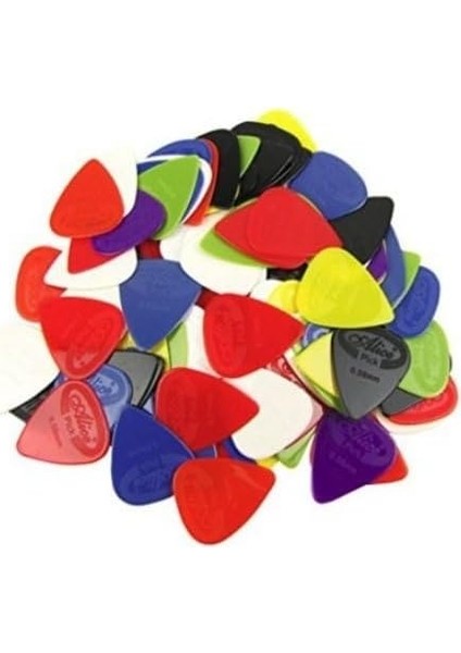PP50 Gitar Pena Karışık Alice - 50 Adet Thin Ince