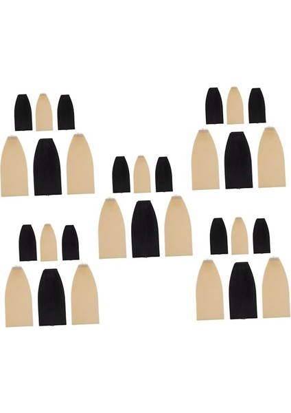 5set Viyola Aksesuarları Keman Yay Uçları Yay Uçları Plastik Uçlar Keman Bağlantı Parçaları 6 Adet*5