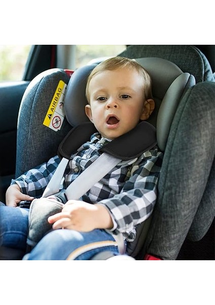 Adet Araç Kemer Pedi, Çocuklar Için Kemer Koruması, Araba Emniyet Kemeri, Omuz Yastığı, Bebek Arabası, Bebek Için Koruyucu - Siyah indirimleri