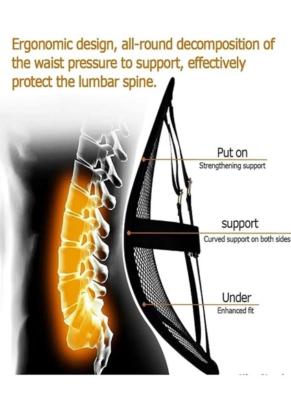 Sırt Dayama Filesi Terletmeyen Bel Desteği Minderi Ortopedik Ofis Koltuk Yastığı Bel Fıtık Koruyucu Bel Destek indirimleri