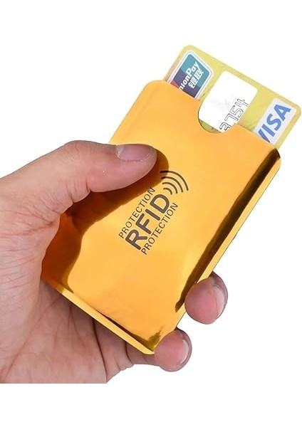 Kredi Banka Kimlik Kartı Koruyucu Kılıf Hırsızlık Önleyici Rfid Nfc Antistatik Aluminyum Metalize Poşet fiyatları