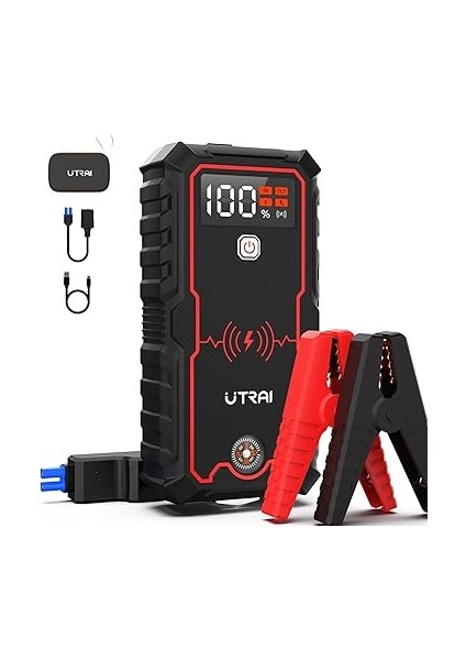 Jstar 3 20000MAH 1600A Jump Starter LCD Ekranlı Taşınabilir Akü Takviye Cihazı ( Çanta + Powerbank + LED Lamba) fırsatları